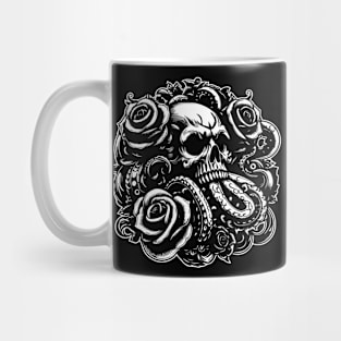 gothic skull kraken Mug